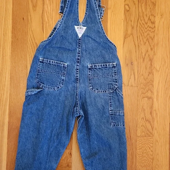Vintage OshKosh Denim Overalls B'Gosh Vestback Jeans Honduras 2T 90's - Picture 2 of 11